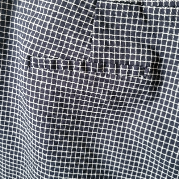 Chico's ponte pant, navy blue/white stripes - Picture 3 of 4